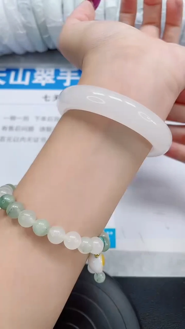 未镶嵌手镯石英质玉298-54/55