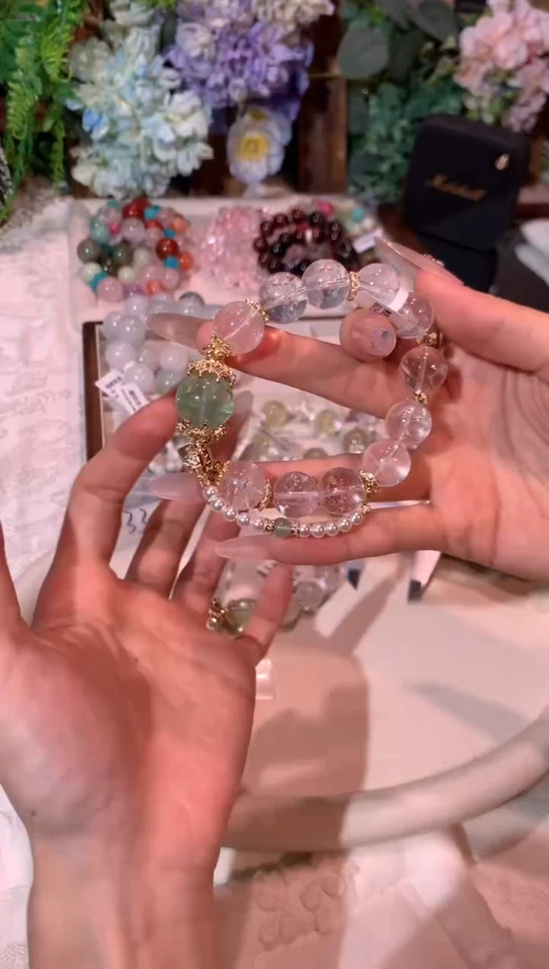 合金手串水晶1033 天然水晶手串 多样性发货