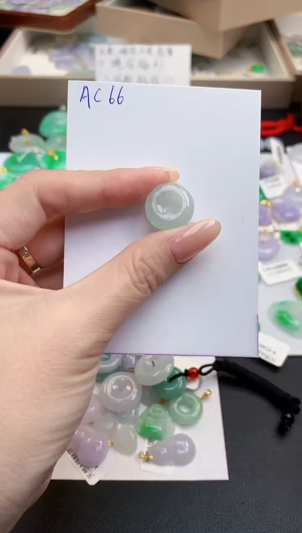 颈饰未镶嵌翡翠天然缅甸A货翡翠