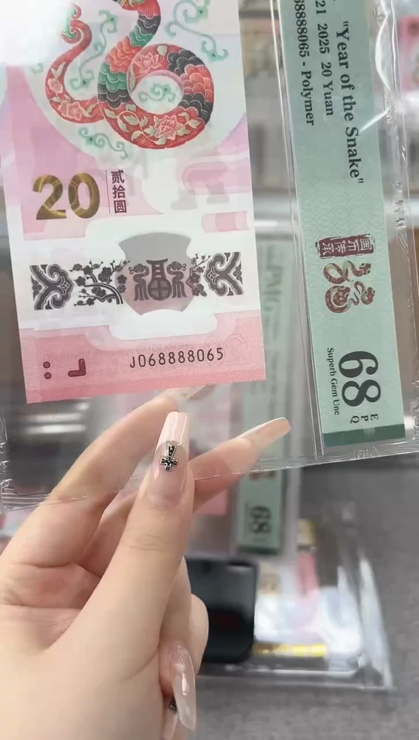 塑料蛇钞J068888065PMG68