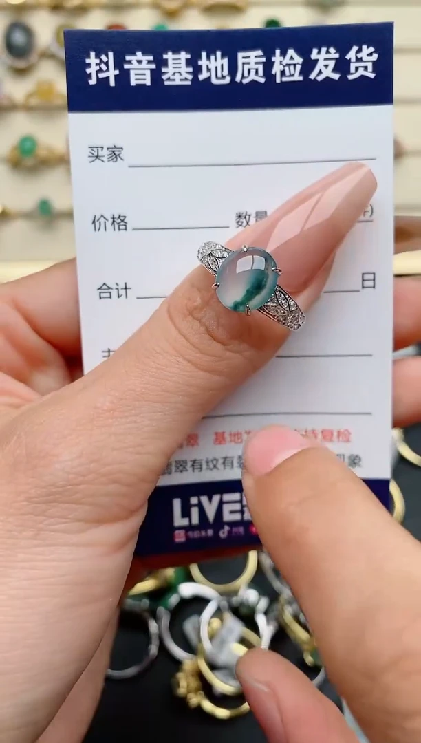 【闪购商品】翡翠戒指银S925镶嵌............