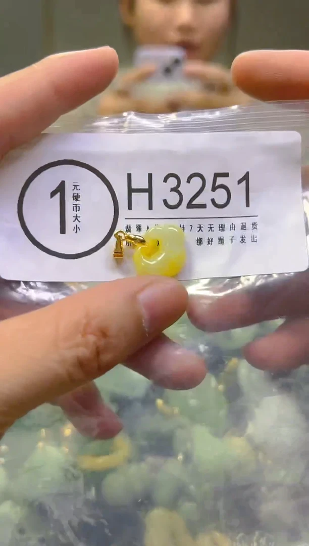 翡翠未镶嵌颈饰/H/翡翠A货，一件也是批发价