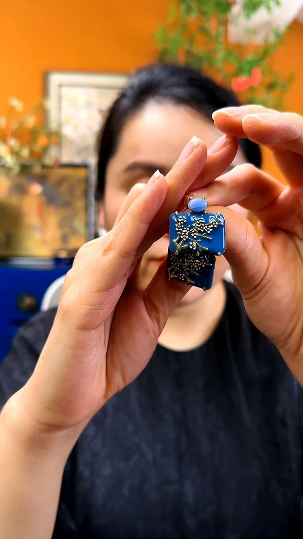 纯铜925银无耳钉