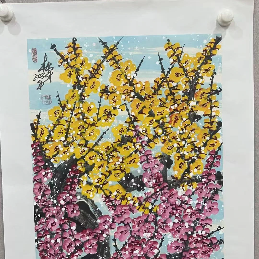 橱窗展示/山艺文化/ 杜保才（杜宝才）老师/宣纸国画/带证书（展示)