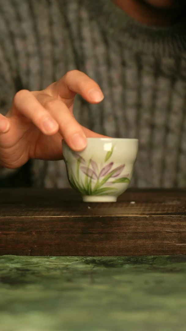 瓷器青诗集手工手绘瓷器