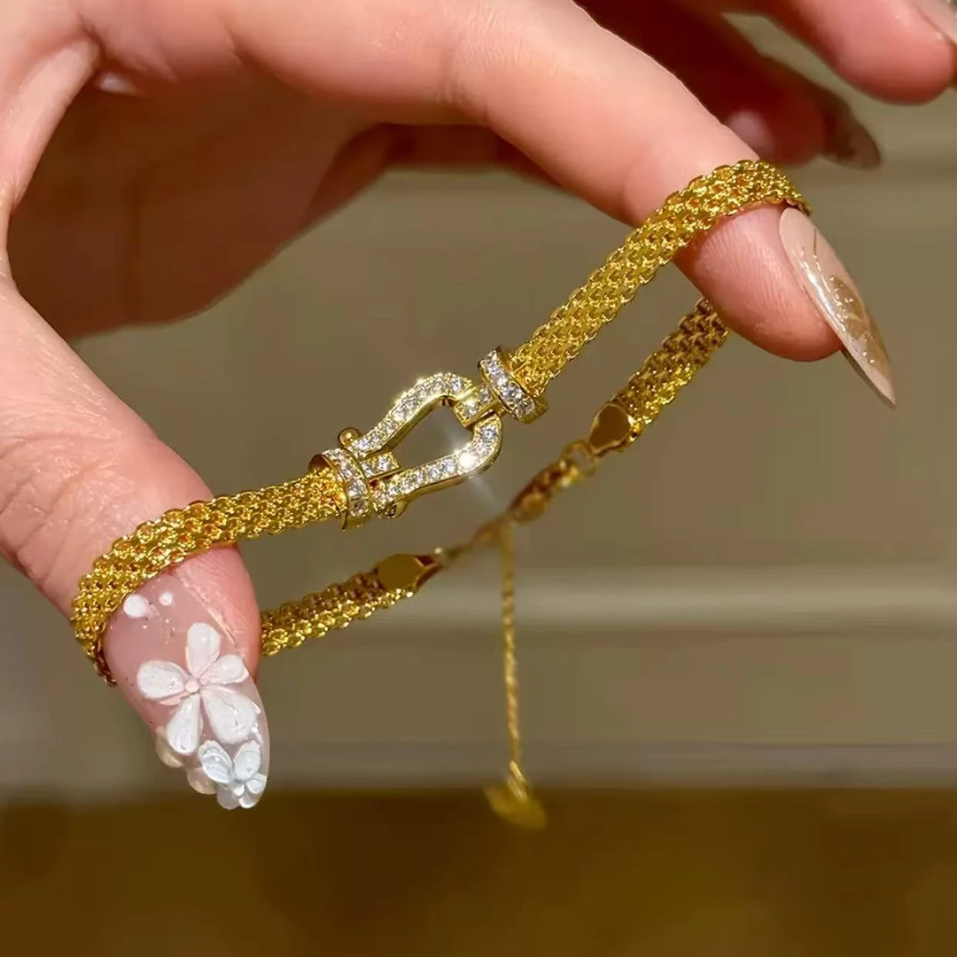 手链 黄色表链手链 A90