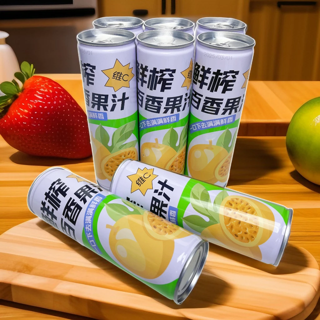 鲜榨百香果汁无添加果香四溢超多维c酸甜丝滑一瓶顶6果冷藏好喝