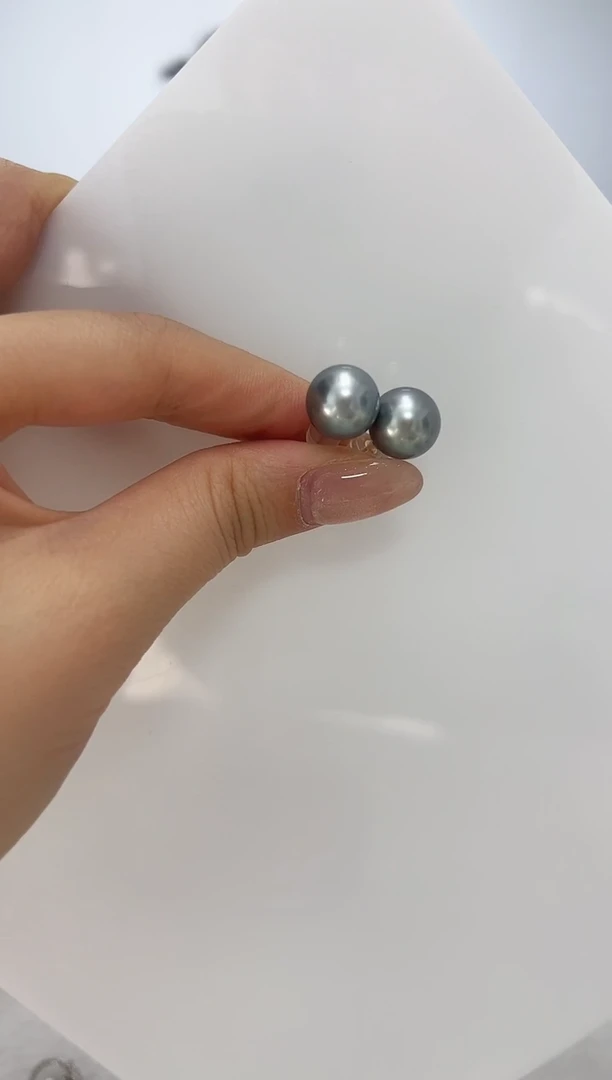 【闪购商品】海水珍珠DA18K金镶嵌耳钉 11 SS170