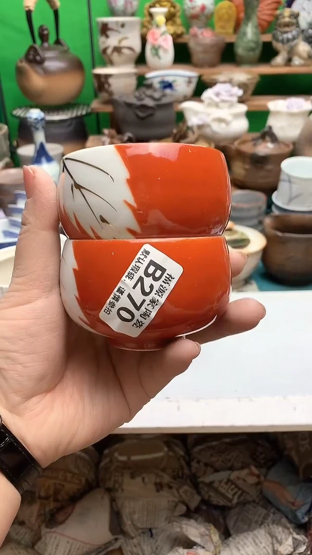 【闪购商品】盖碗海外回流瓷器