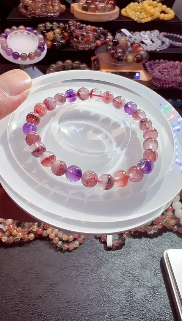 水晶手链未镶嵌只***山水晶63