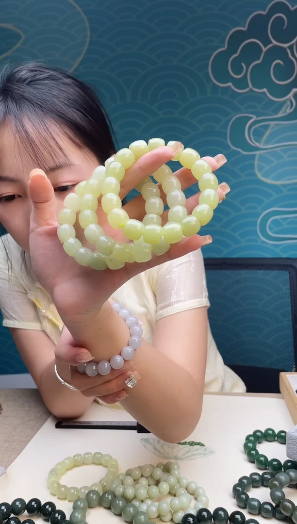 未镶嵌手串和田玉009拍一发一