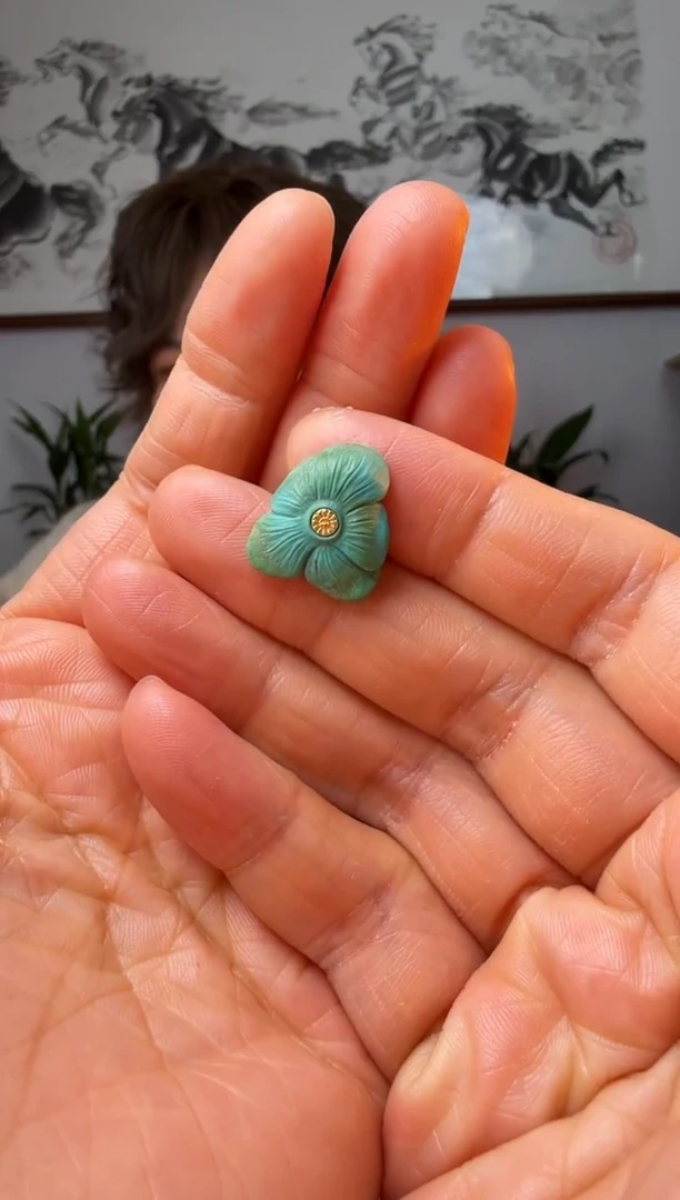 【闪购商品】绿松石卡子未镶嵌时尚百搭A1507