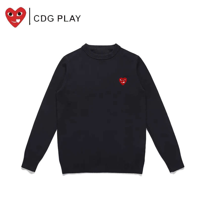 欧若风女士PLAY薄款圆领秋冬保暖打底衫毛衣印花洋气休闲装长袖