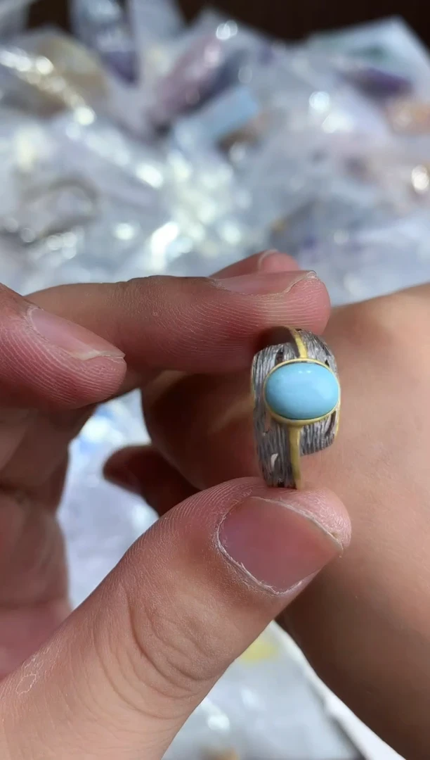 银S925镶嵌绿松石颈饰多样性发一251105118