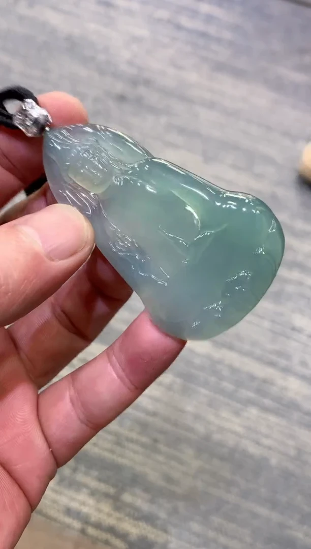 颈饰未镶嵌翡翠天然A货翡翠