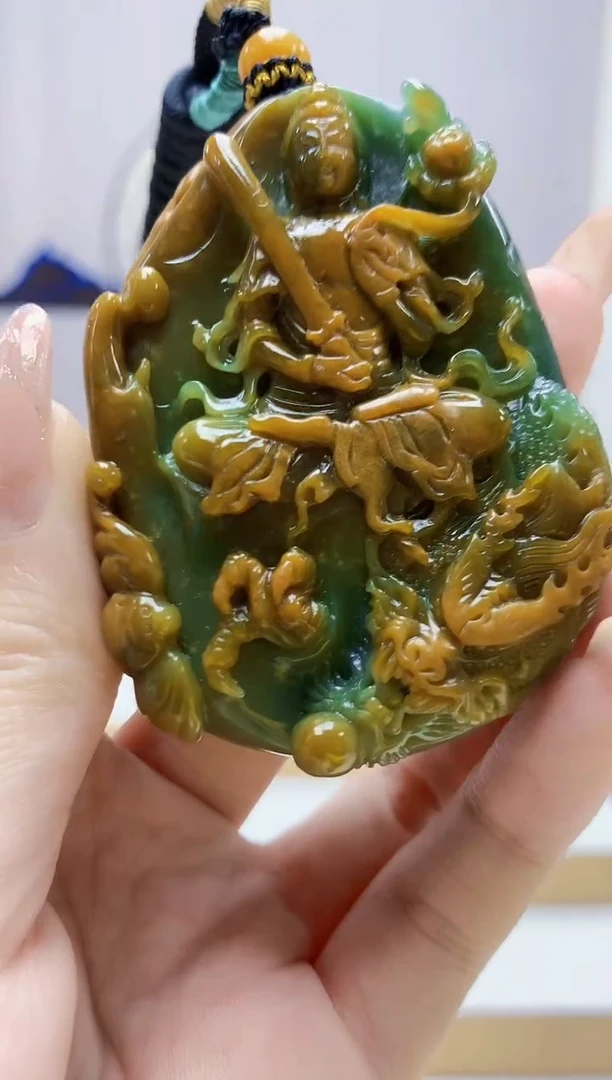 未镶嵌定制翡翠4917jw-毛货挂件102