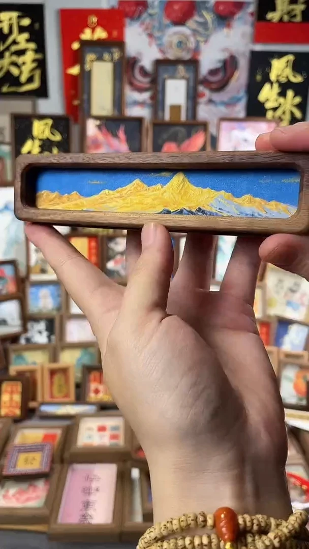 国画纯手绘书法绘画作品