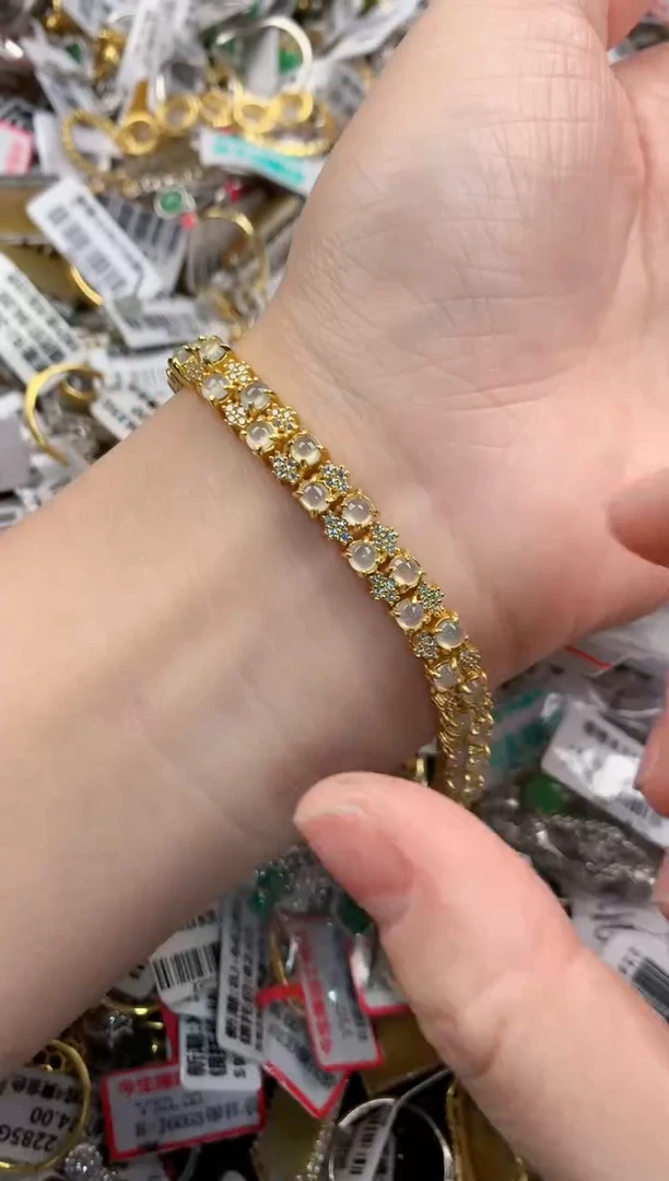 银S925镶嵌戒指翡翠999-----2