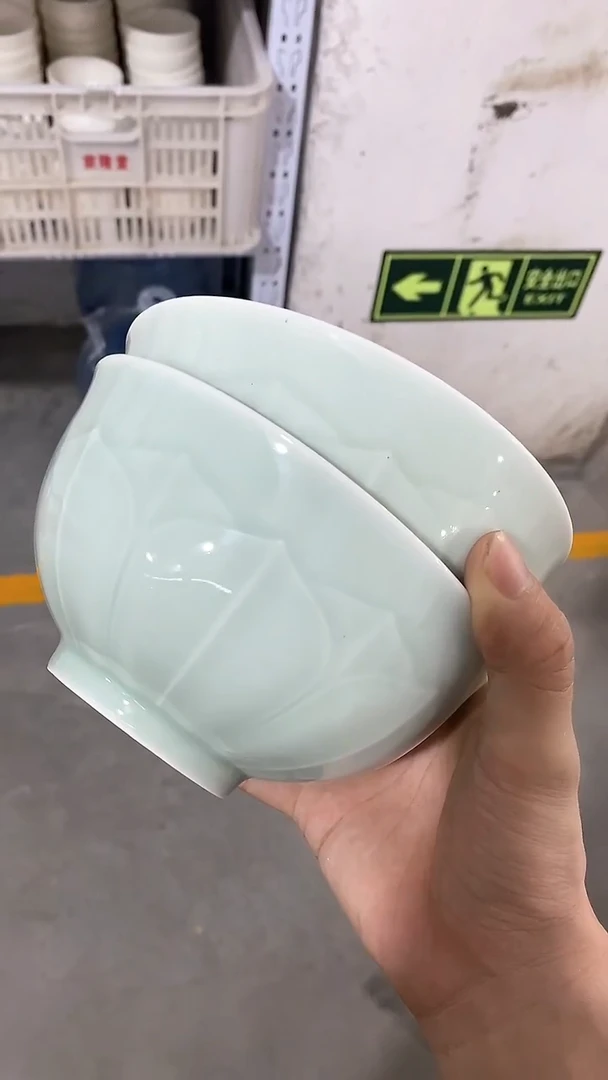 瓷片一对陶瓷茶具茶器
