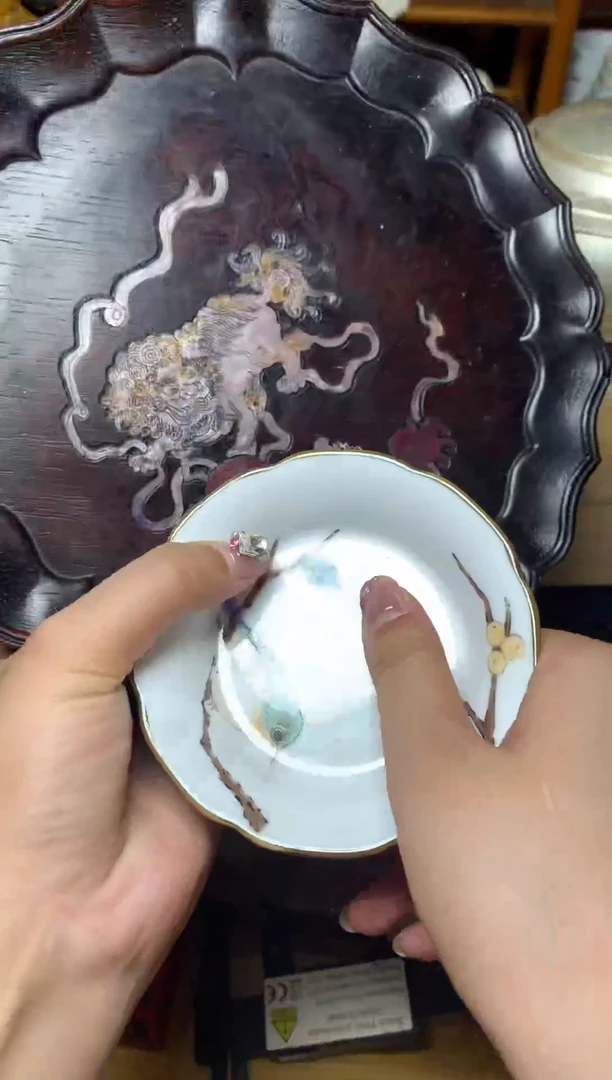 紫砂盖碗瓷器默认微瑕瓷器
