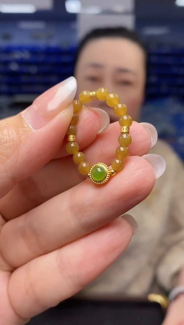 未镶嵌戒指和田玉JZ3374