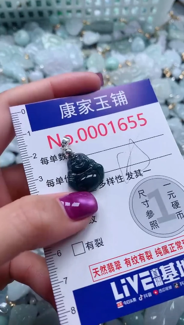 颈饰未镶嵌翡翠1655