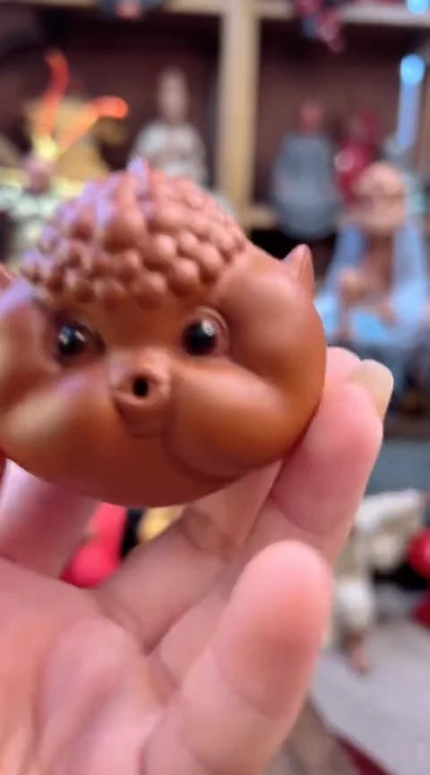 紫砂茶宠器闵茶宠摆件