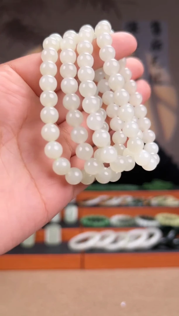 【闪购商品】和田玉手串未镶嵌多样性发一