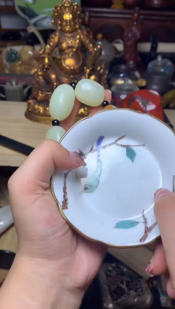 紫砂盖碗瓷器默认微瑕瓷器