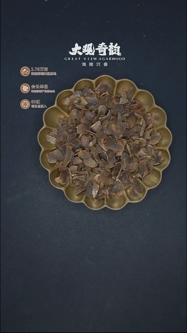 沉香沉香碎屑泡*【蓝富甲】0.82g