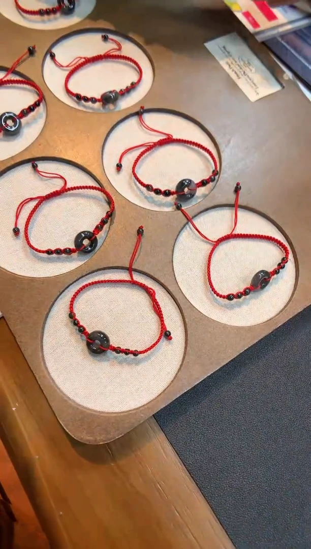 未镶嵌手绳翡翠手绳  多样性发一件