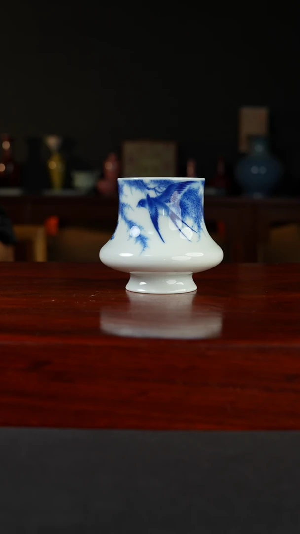 祖传窑真柴窑传承400年双燕凯恩杯