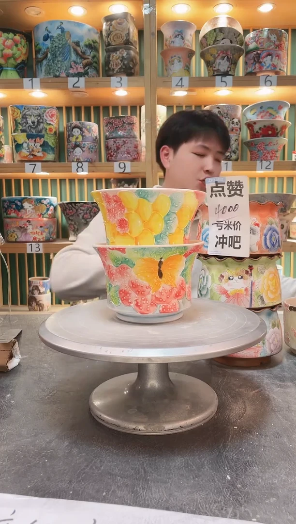 【闪购商品】瓷片默认微瑕一物一拍0216-093-2个