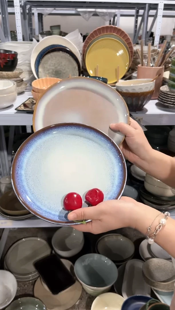 【闪购商品】瓷片外贸尾货瑕疵满20包邮X2 小盘组合