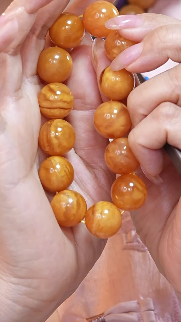 蜜蜡颈饰未镶嵌8810天然蜜蜡珠宝奇石云端妖孽全部保真