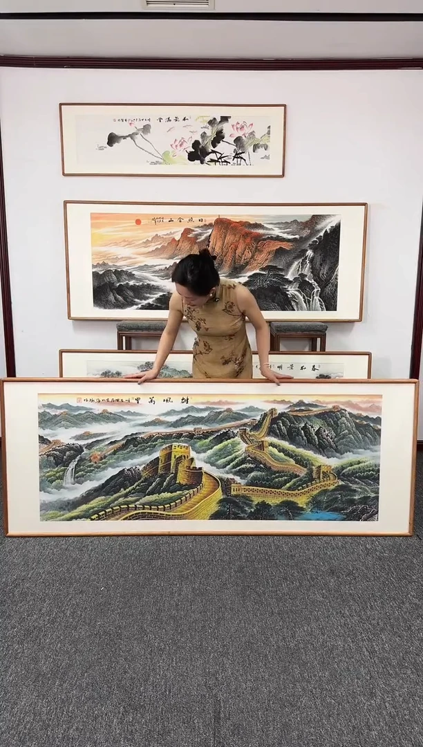 国画雄风万里 210*80 刘海斌