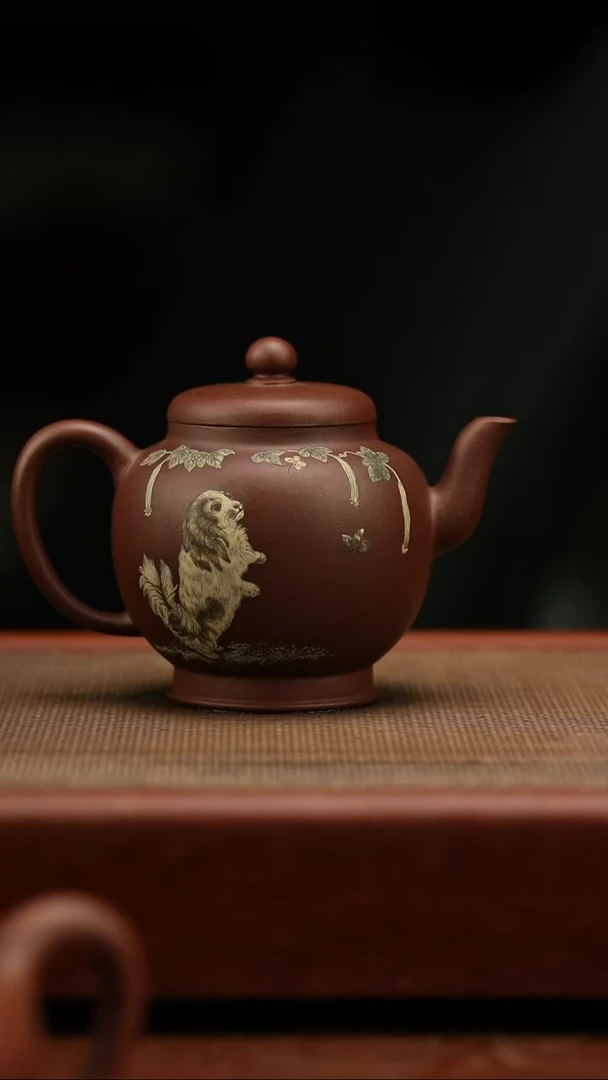 茶壶紫砂旺财 南州高仕 220毫升
