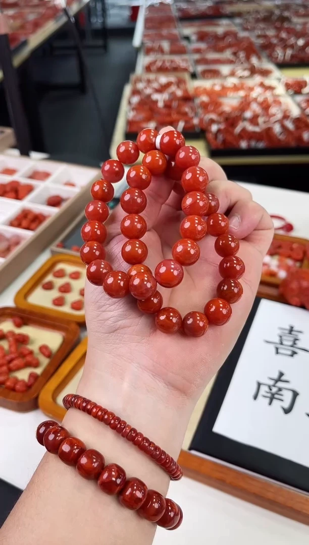 【闪购商品】南红玛瑙瓦西手串12+未镶嵌（多样式发其一）