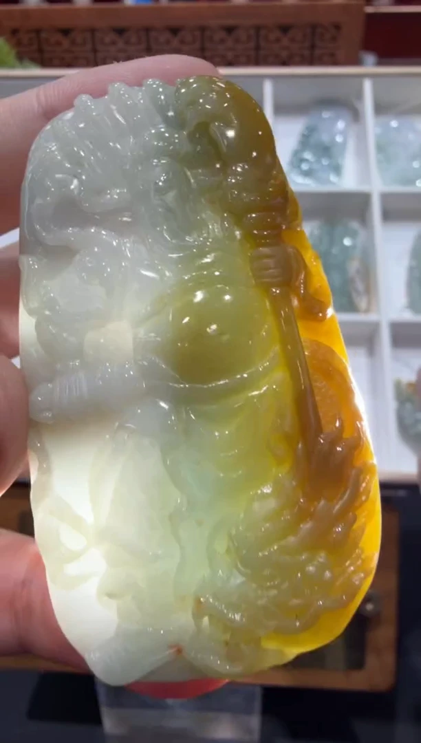 未镶嵌挂件翡翠A货翡翠多样性孤品