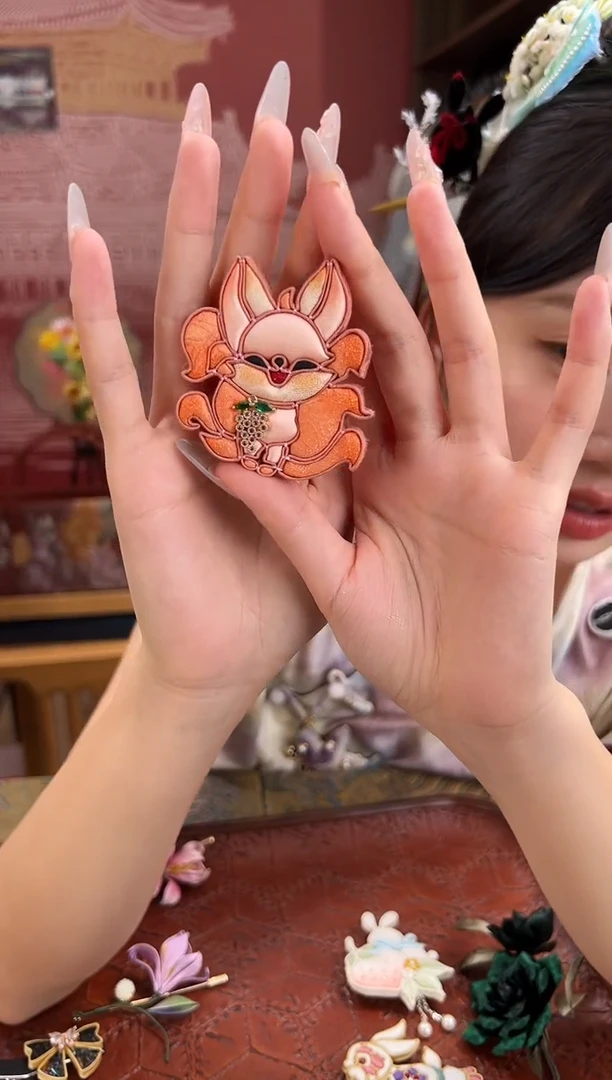 刺绣苏绣世家非遗手工（胸针）