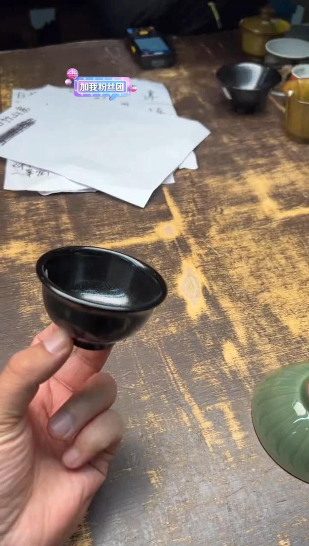 【闪购商品】/（预售）陈爱明鱼子釉小压手杯