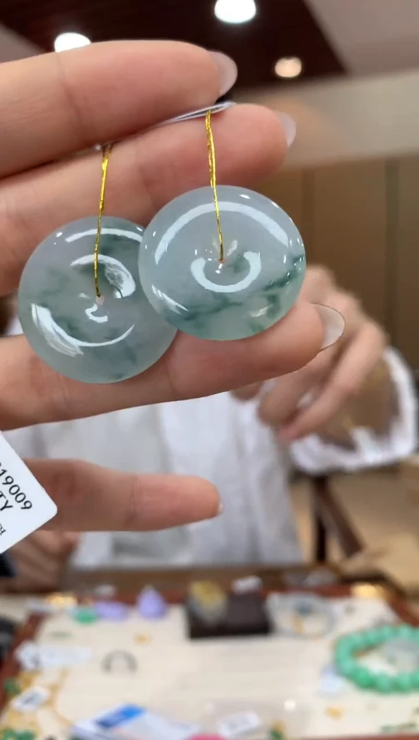 吊坠(不含链)未镶嵌翡翠平安扣多样性发货1件