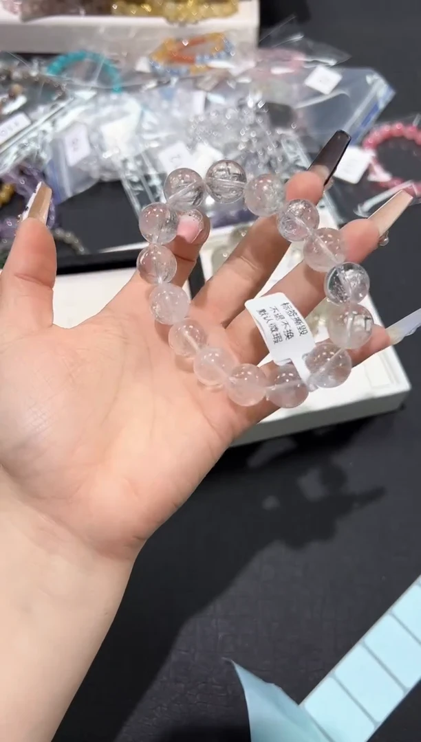 水晶手链未镶嵌13f多样性发其一【1条】默认微瑕