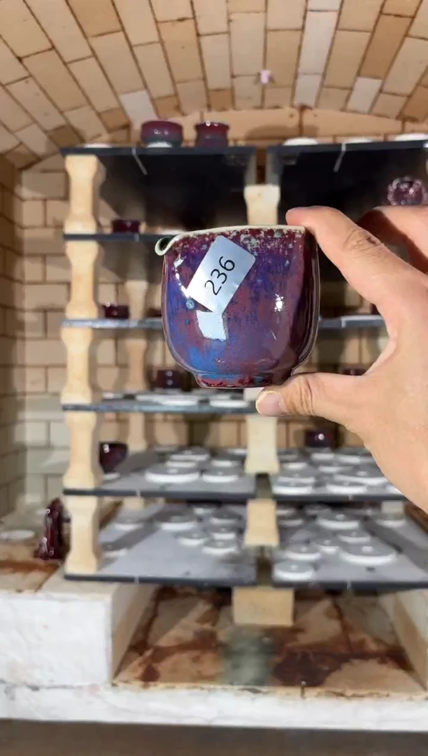 杯精品窑变钧瓷茶器