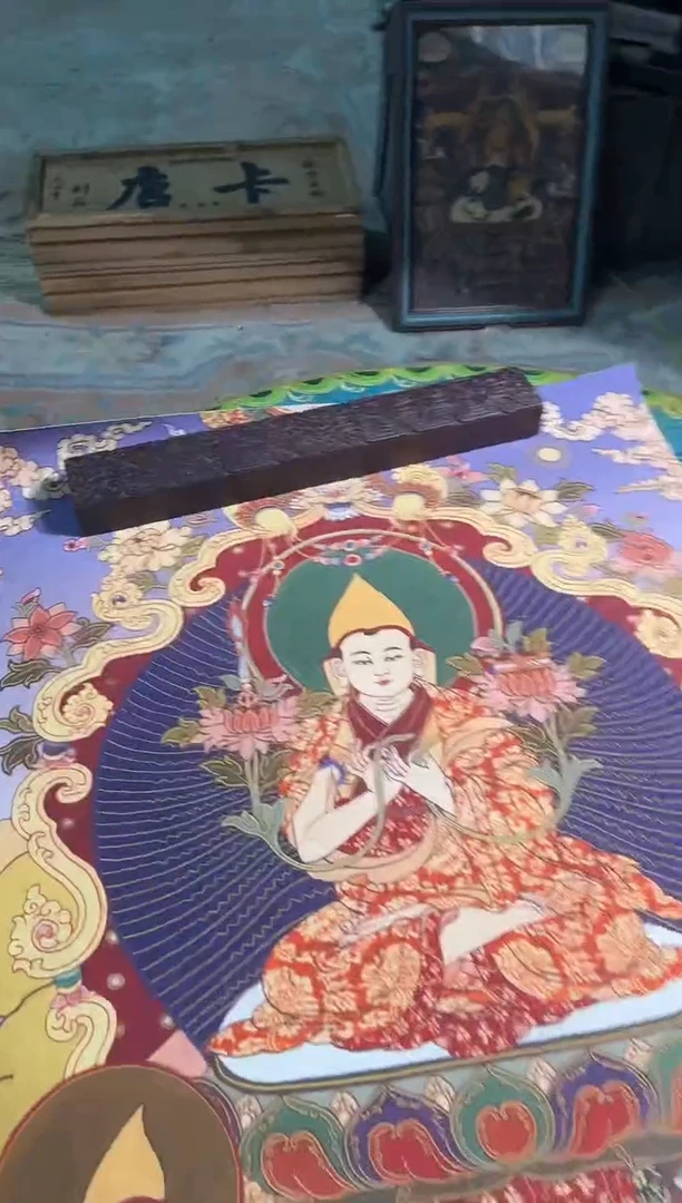 卷轴画卷轴画旭旭的唐卡