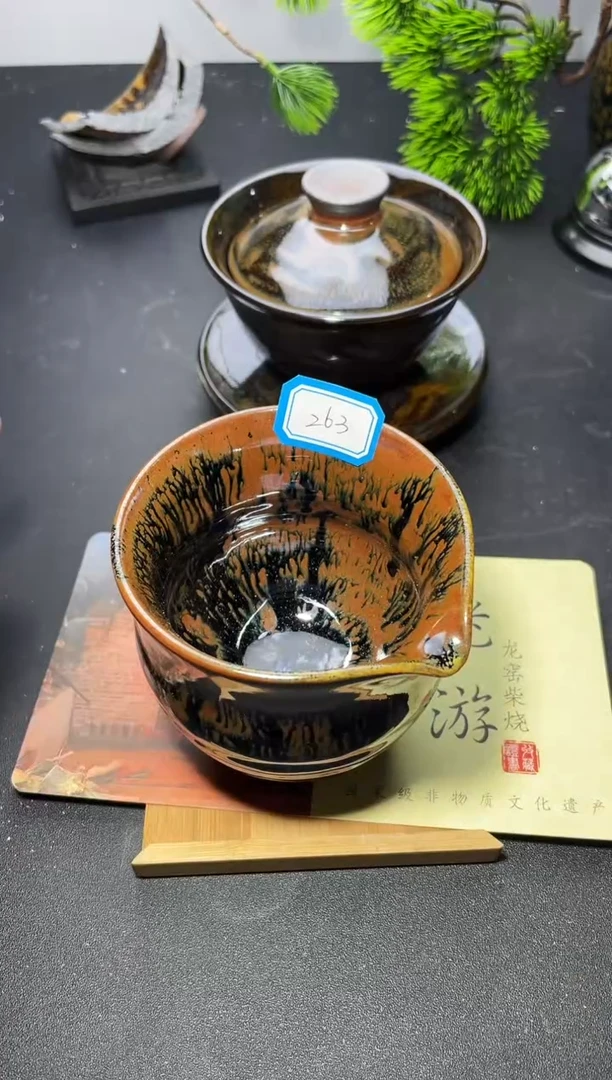 茶盏263叶紫建盏