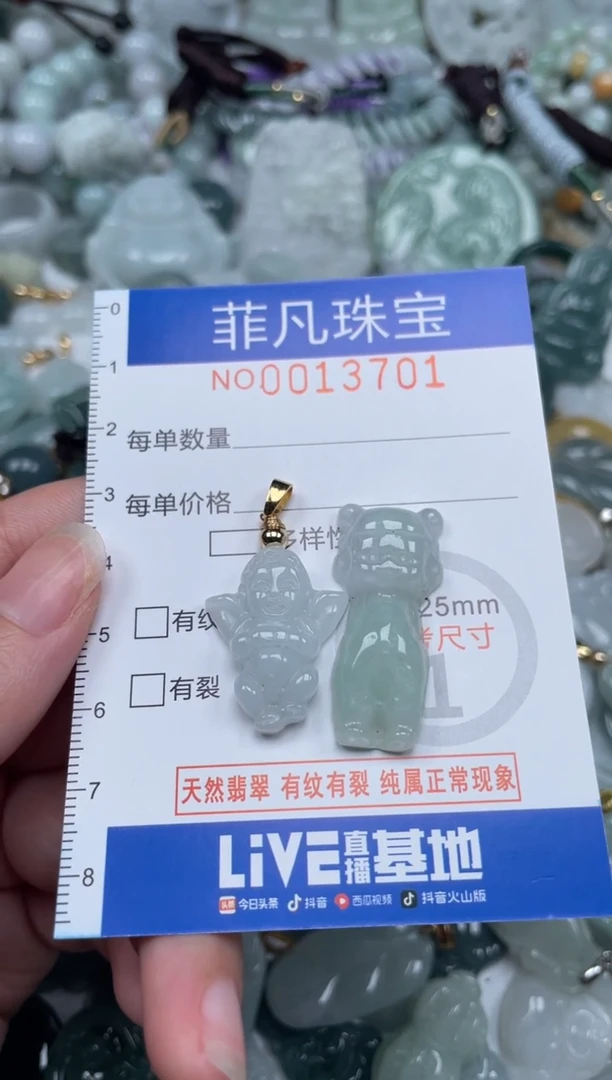 颈饰未镶嵌翡翠13701