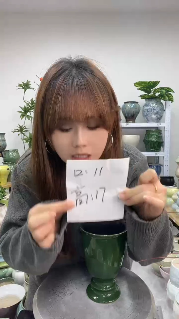 11.22陶瓷花盆直播链接高.      口