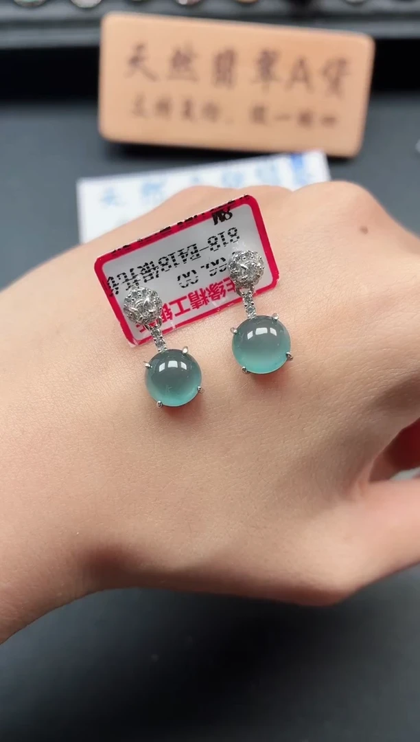 银S925镶嵌戒指翡翠111