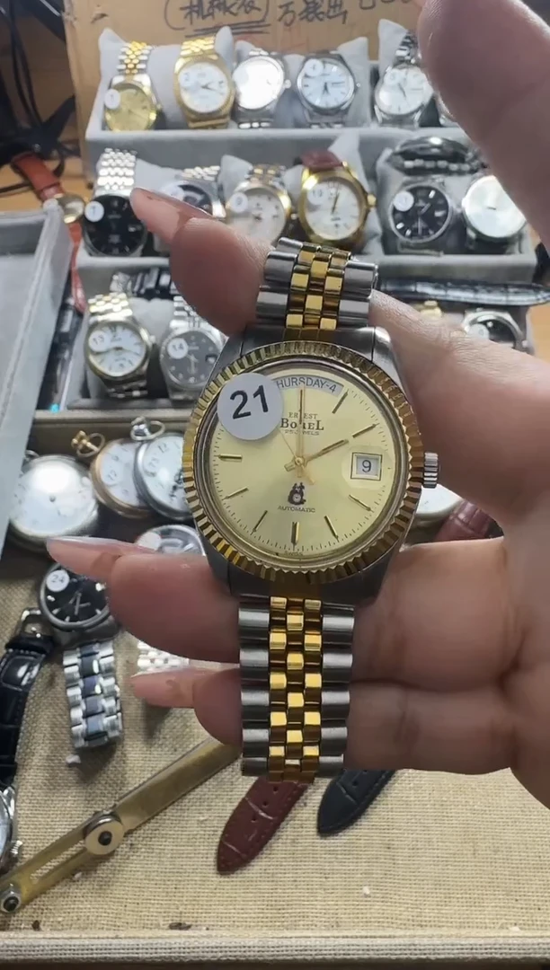 机械机芯金属钢手表配件，拆件用的，需要洗油保养